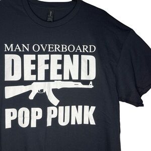 Man Overboard - “Defend Pop Punk” band T-shirt (XL)
